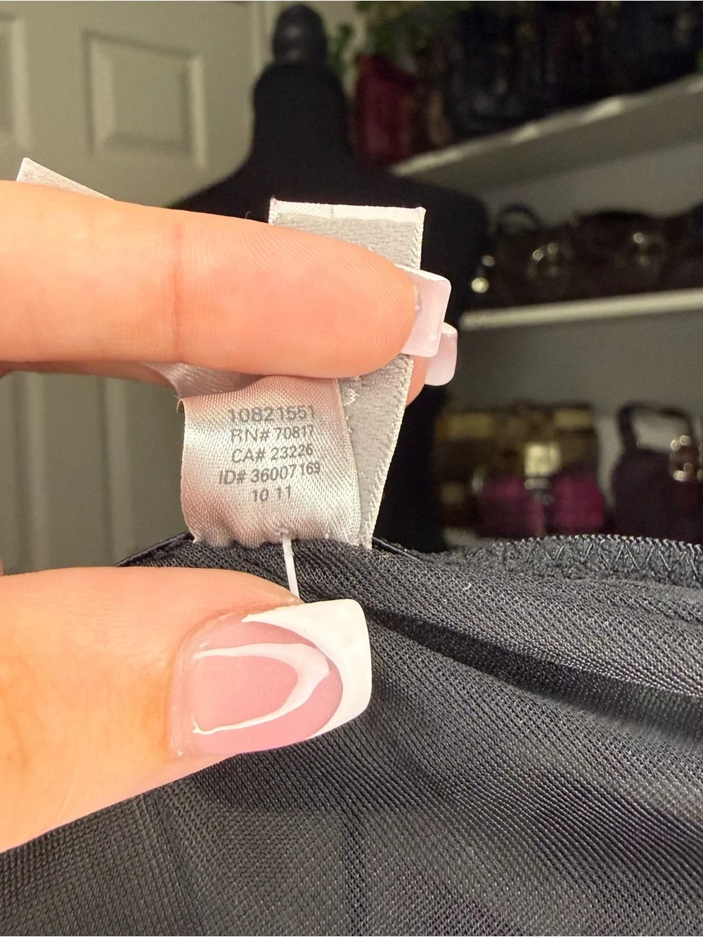 Victoria's Secret Black Sheer Lingerie Top